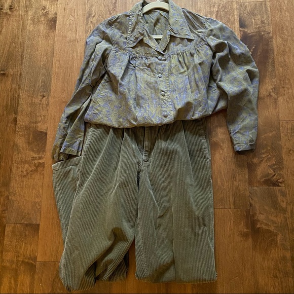 Vintage 100% Silk Batik blouse Size M Doen Boho - Picture 4 of 6